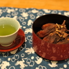 干し柿とお茶