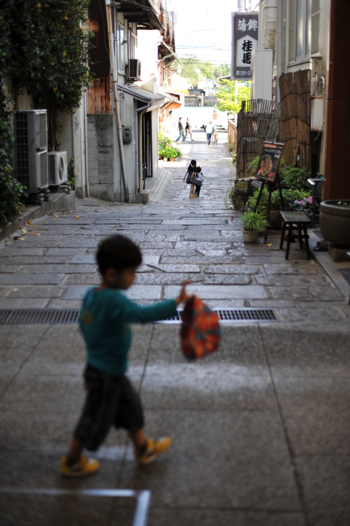 尾道の少年
