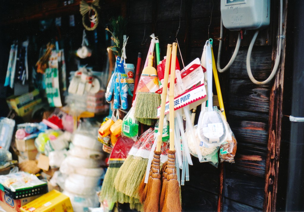 商店街の店先