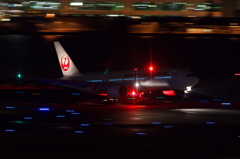 羽田空港第一ターミナルから夜景撮り