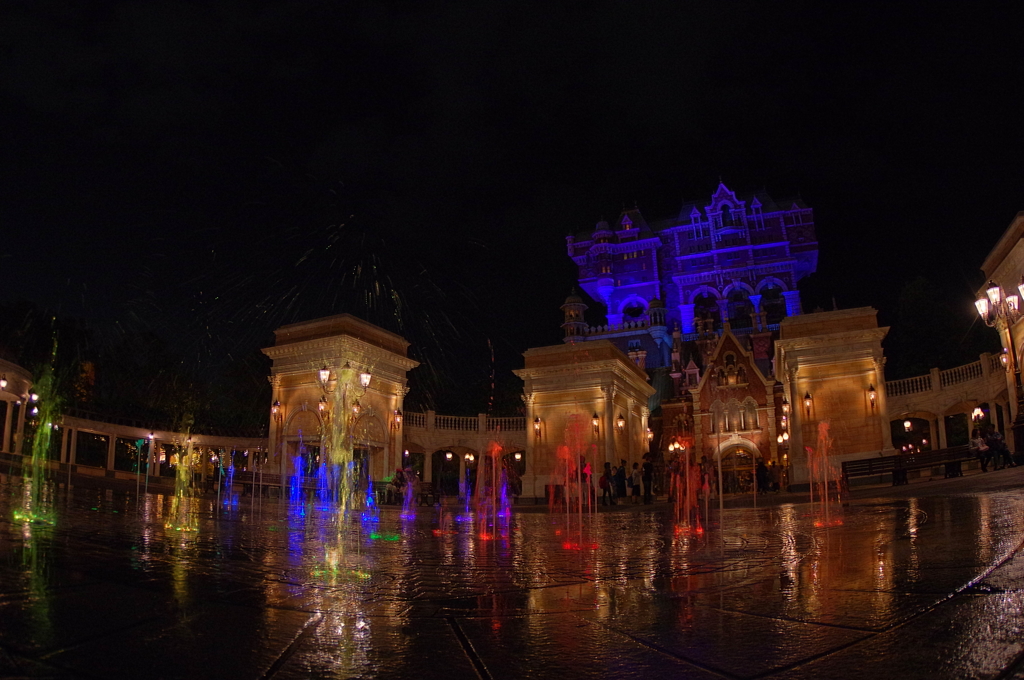 ディズニーシーの噴水