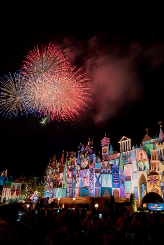 ディズニーランドの花火