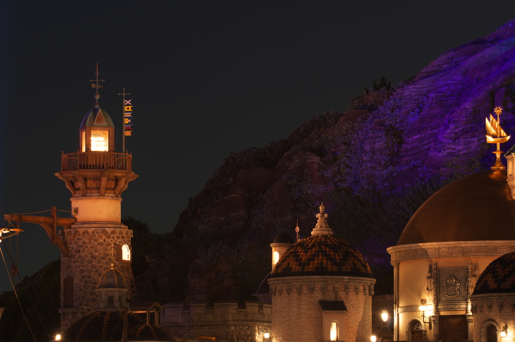 ディズニーシー夜景