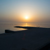 海と夕日