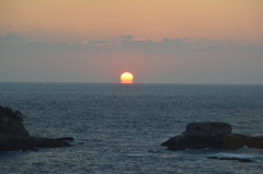 夕日