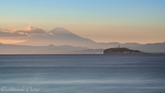 富士と江の島