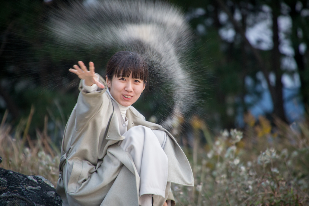 砂かけ女