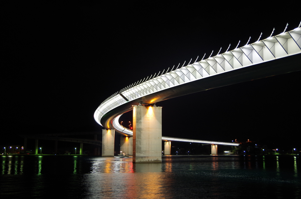 夜と線