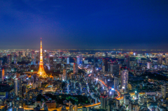 スカイデッキからの東京夜景