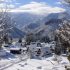 五箇山から晴天を