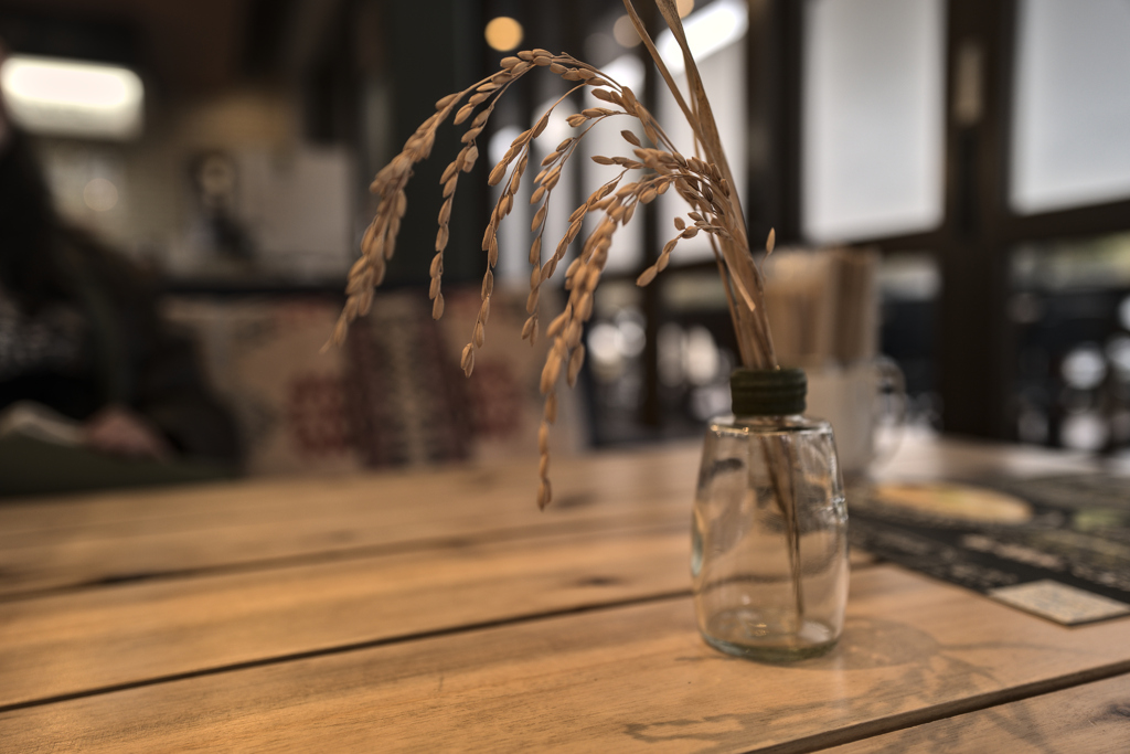 米どころのカフェ