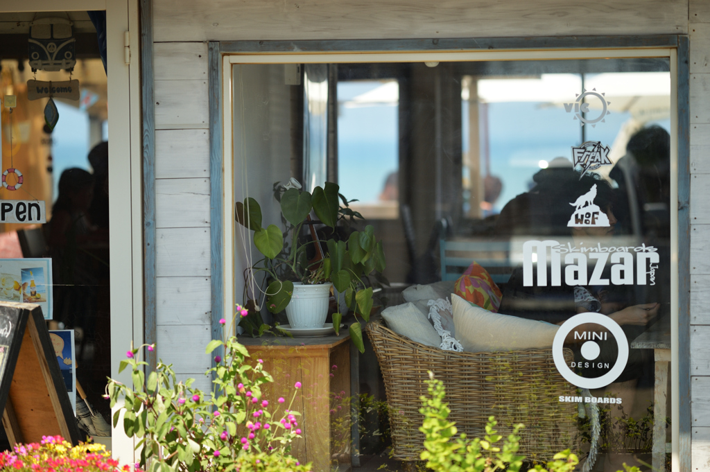 海の見えるカフェ