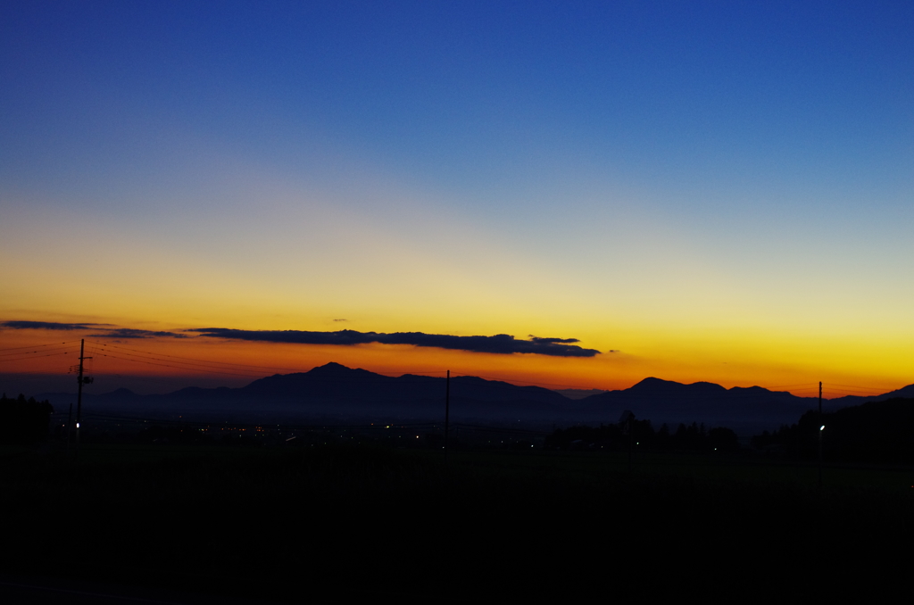 夜明け