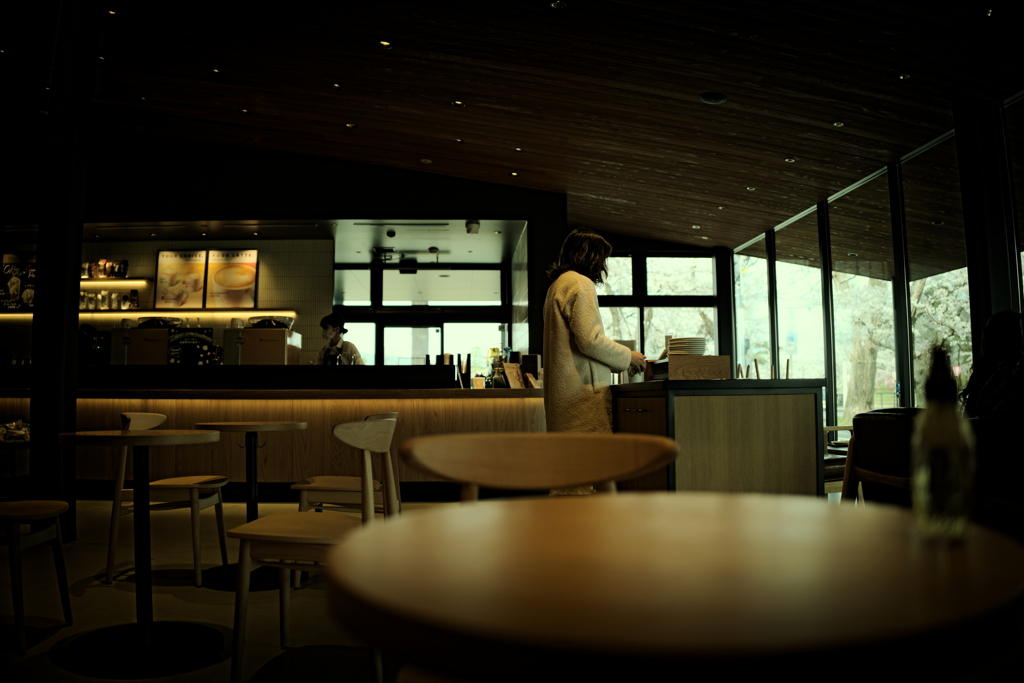 一人カフェ