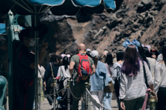 赤いリュック