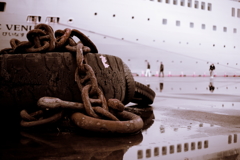 タイヤと鎖の関係