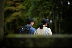 仲睦まじく…