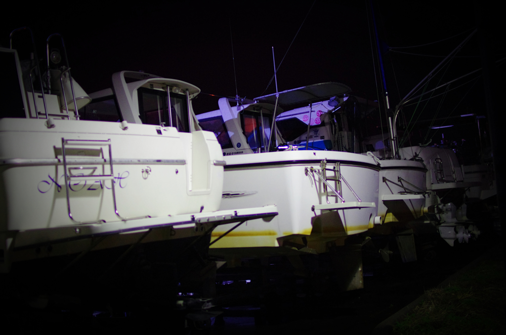 夜明けのマリーナ