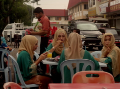 マラッカ　インド料理屋にて