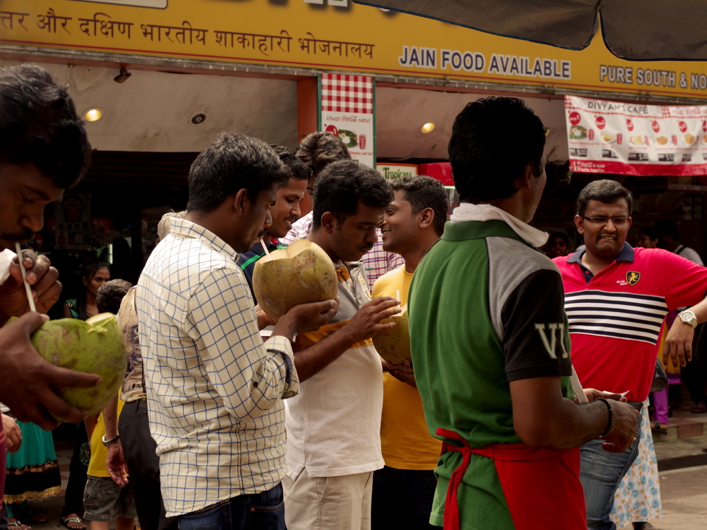 2015年元日　バトゥ洞窟にて