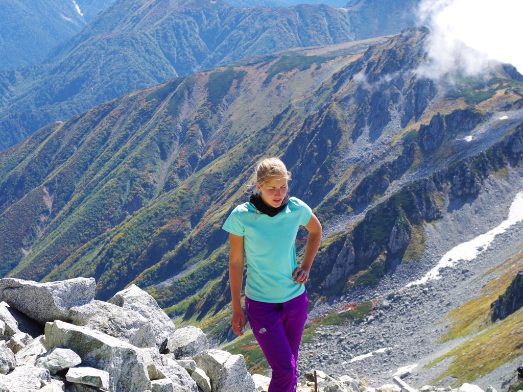 立山にて