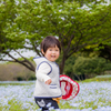 お花畑でお散歩