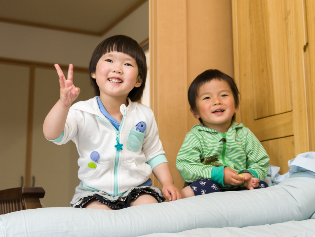 ２つの笑顔