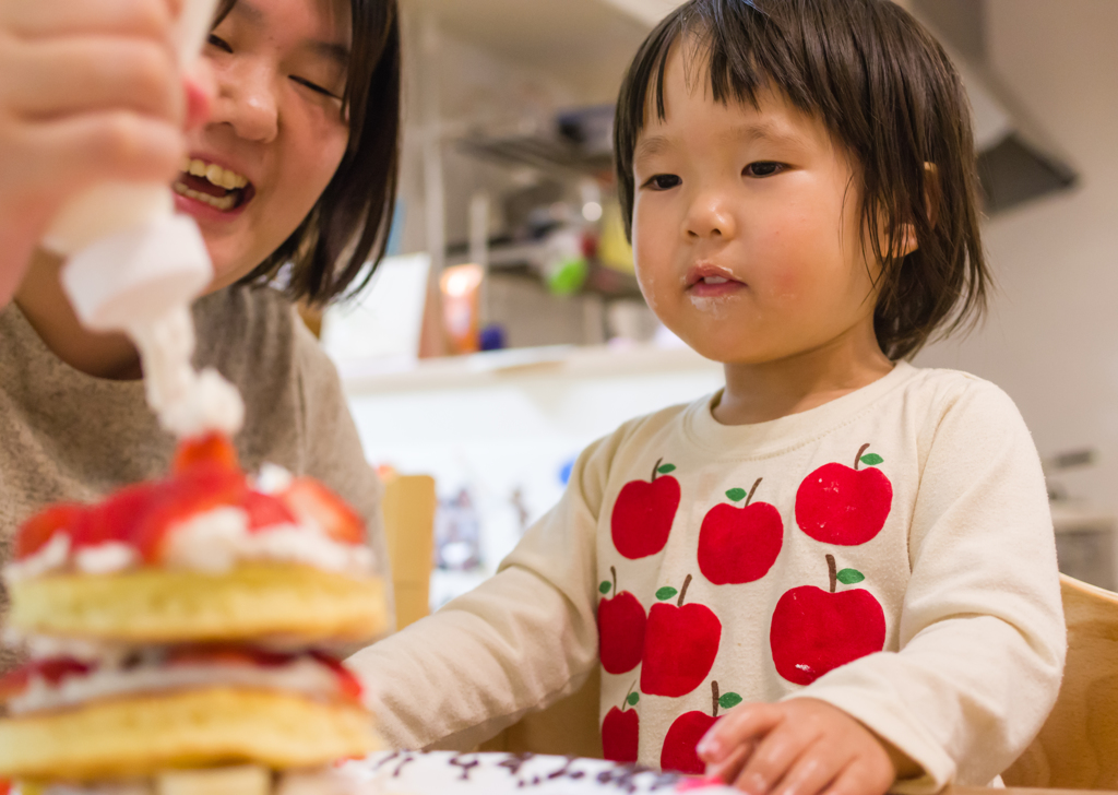 ケーキ作り
