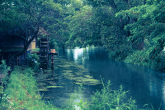 水車小屋のある風景