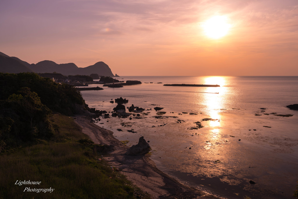 丹後半島の夕景