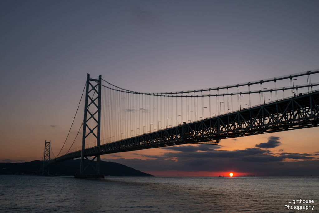 待ちわびた夕日