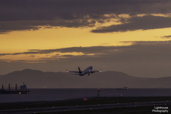 夕空へ