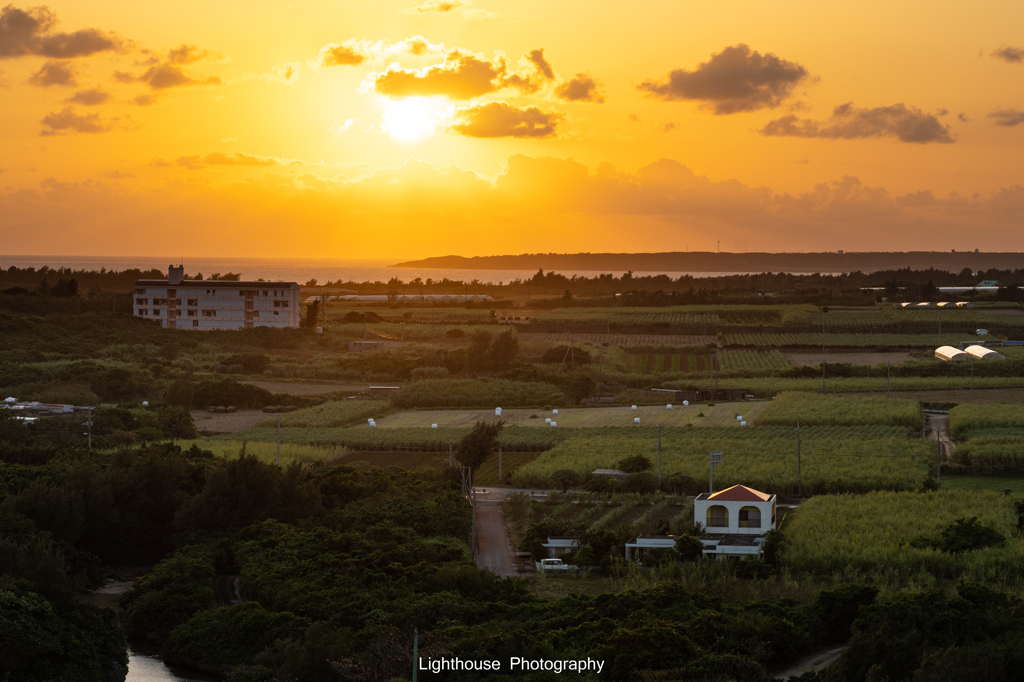 宮古島の夕日