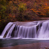 秋の滑津大滝