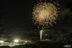 野球場の花火