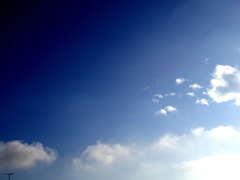 青い空