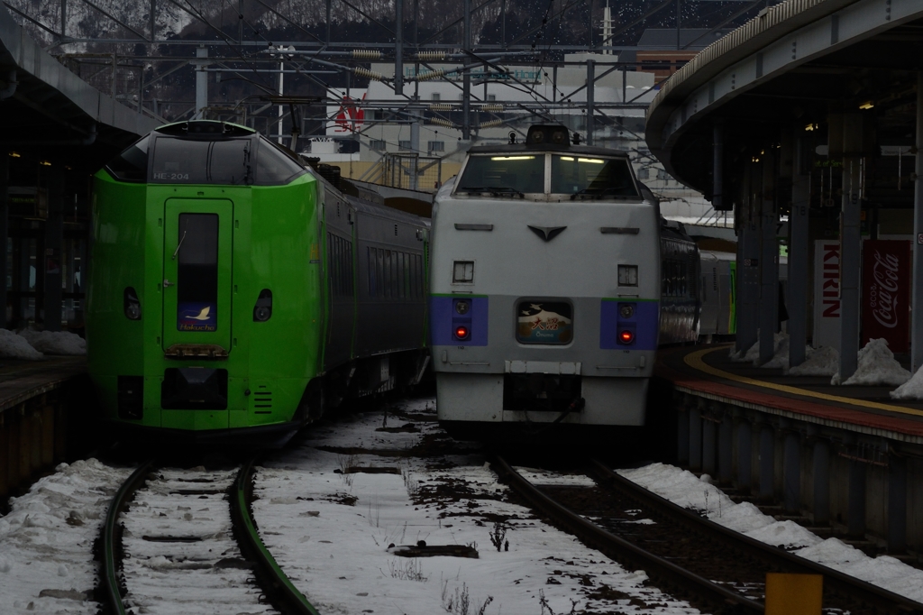 スーパー白鳥と大沼号