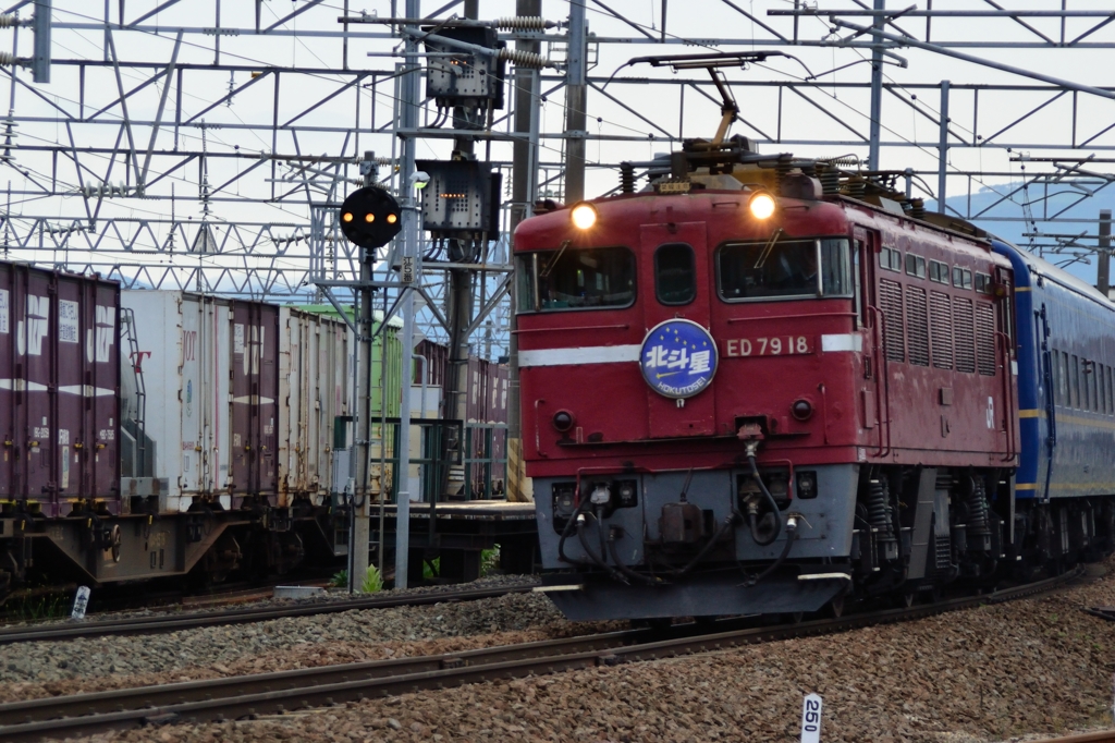 2015/06/09 北斗星下り　函館駅へ　2