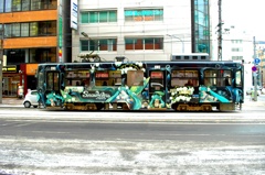 雪ミク　路面電車