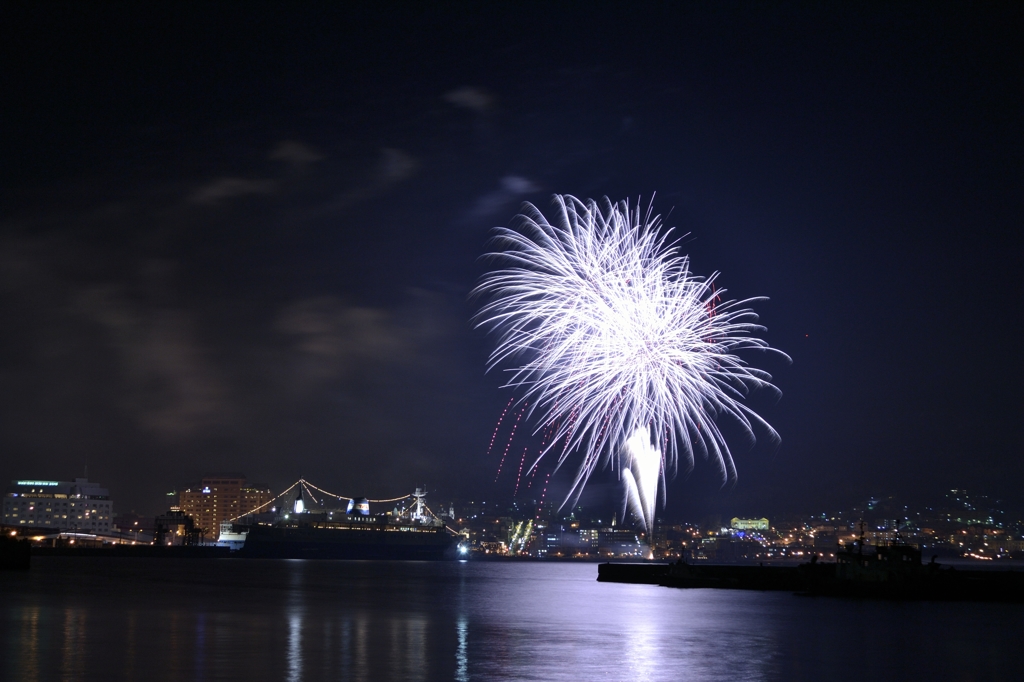 函館海上花火20