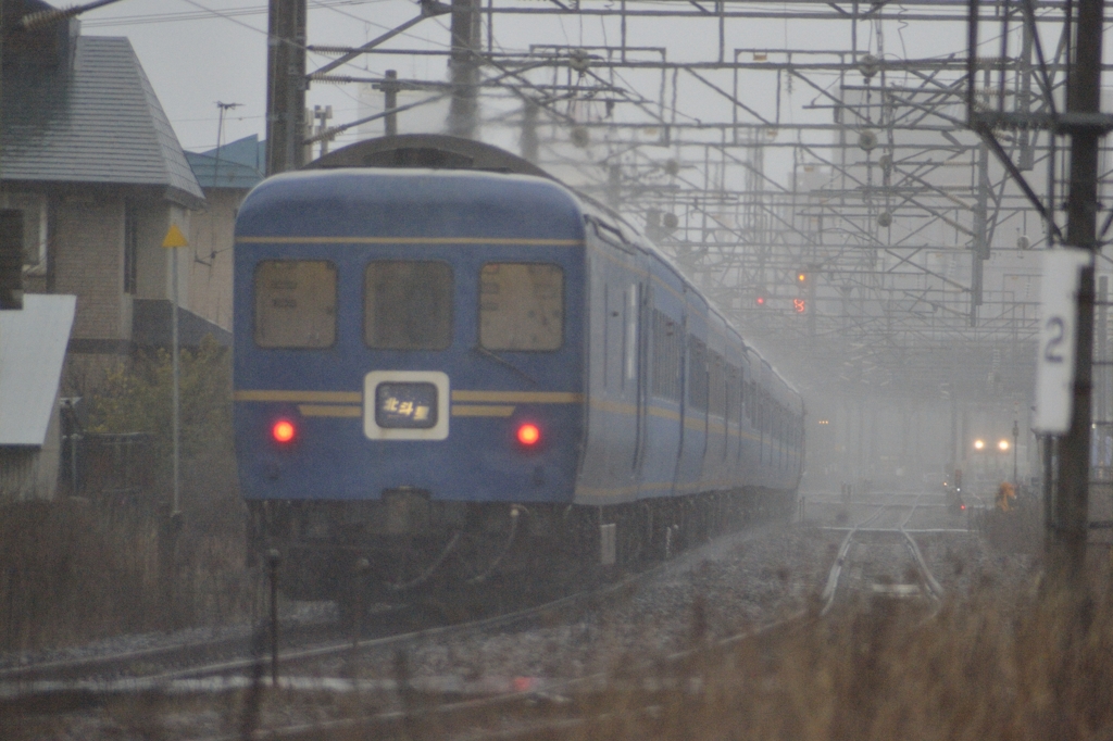2015/03/10　雨の中の北斗星　6