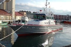 D70練習写真　(警察船)