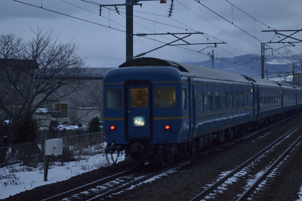 2015/01/31　北斗星　イッテラー(￣ー￣)ノ▽"フリフリ 