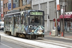 雪ミク　路面電車