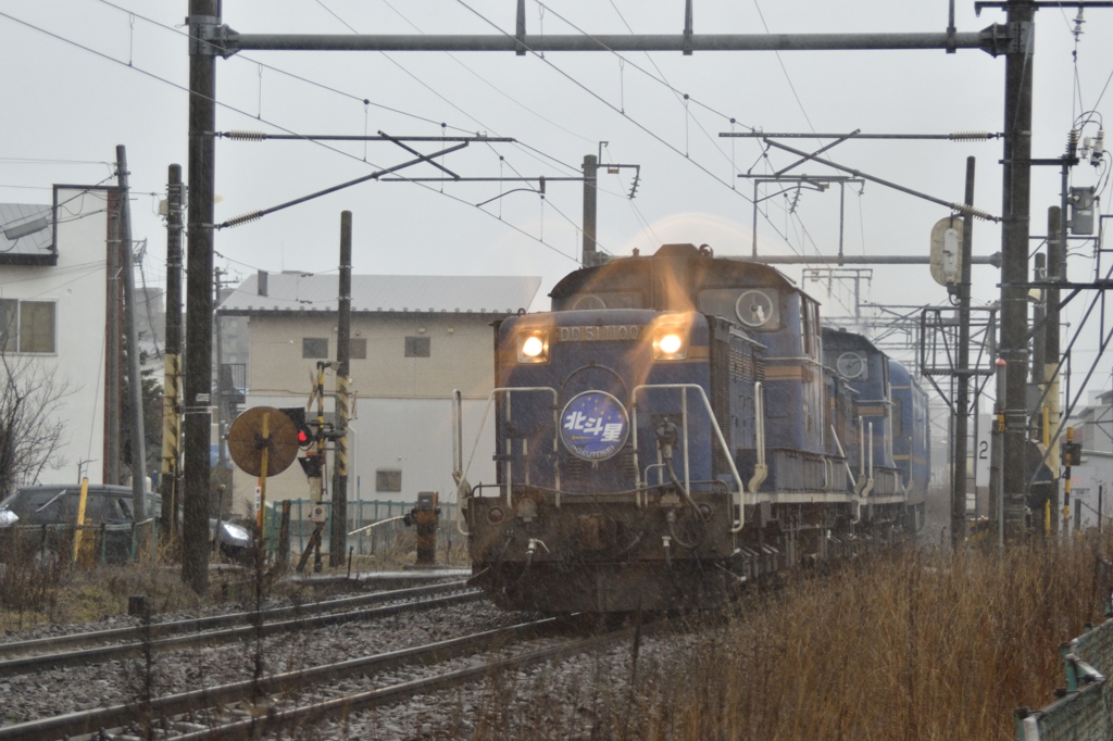 2015/03/10　雨の中の北斗星　9