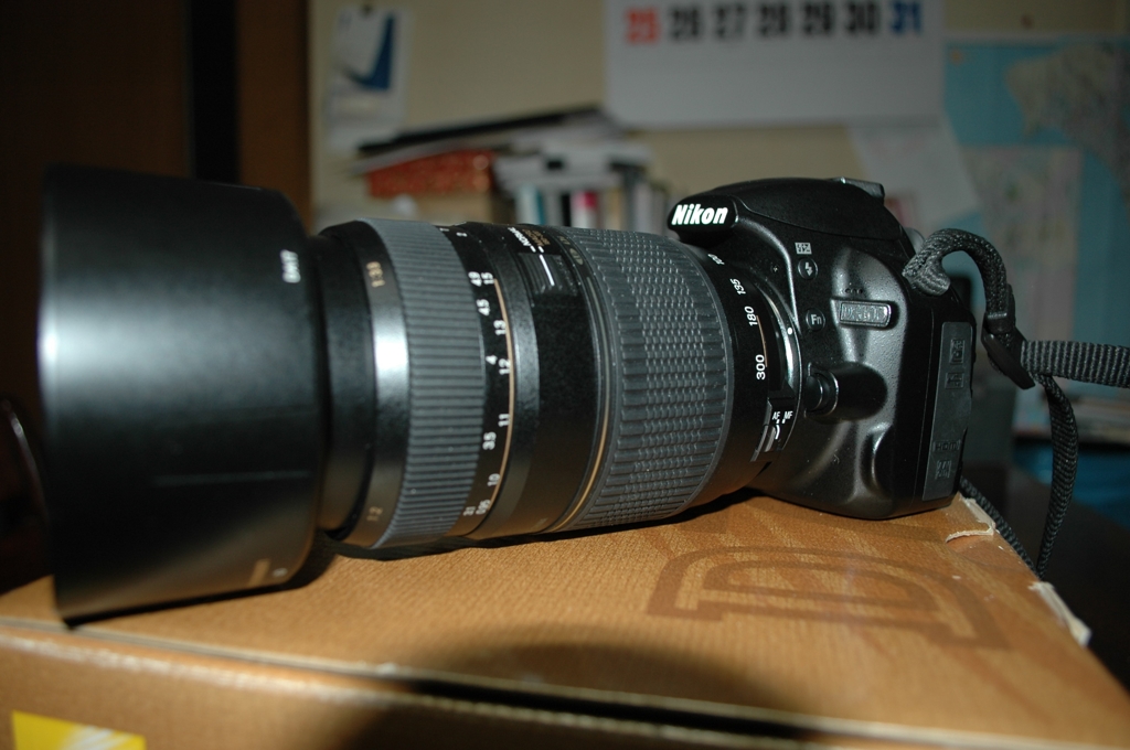 望遠レンズ　D3100