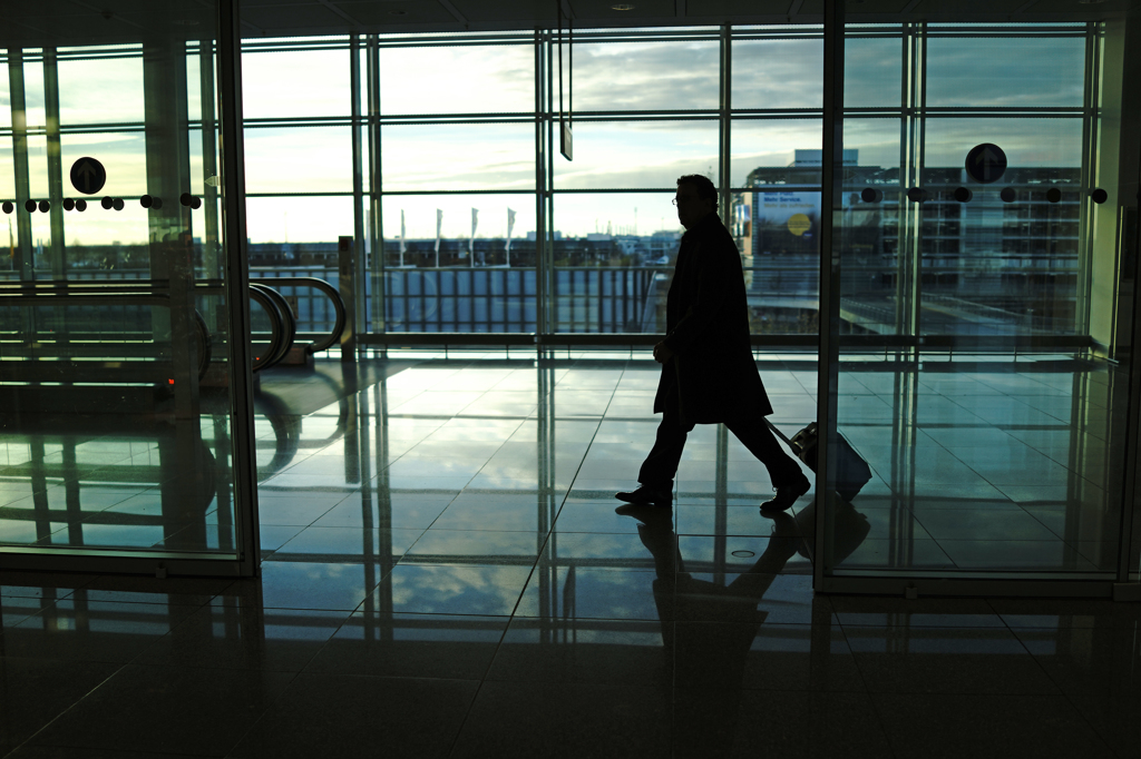 Walks the airport