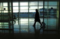Walks the airport