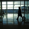 Walks the airport