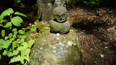 牛伏寺の小さなお地蔵さん